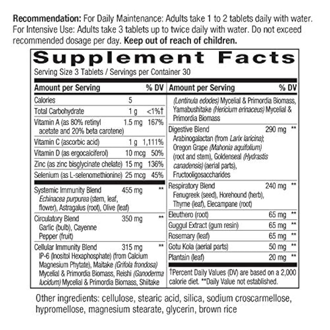 Vitaminas para el sistema inmunológico