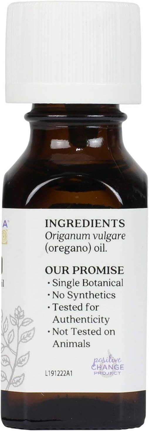 Aceite Esencial de Orégano 100% Puro, Probado GC/MS