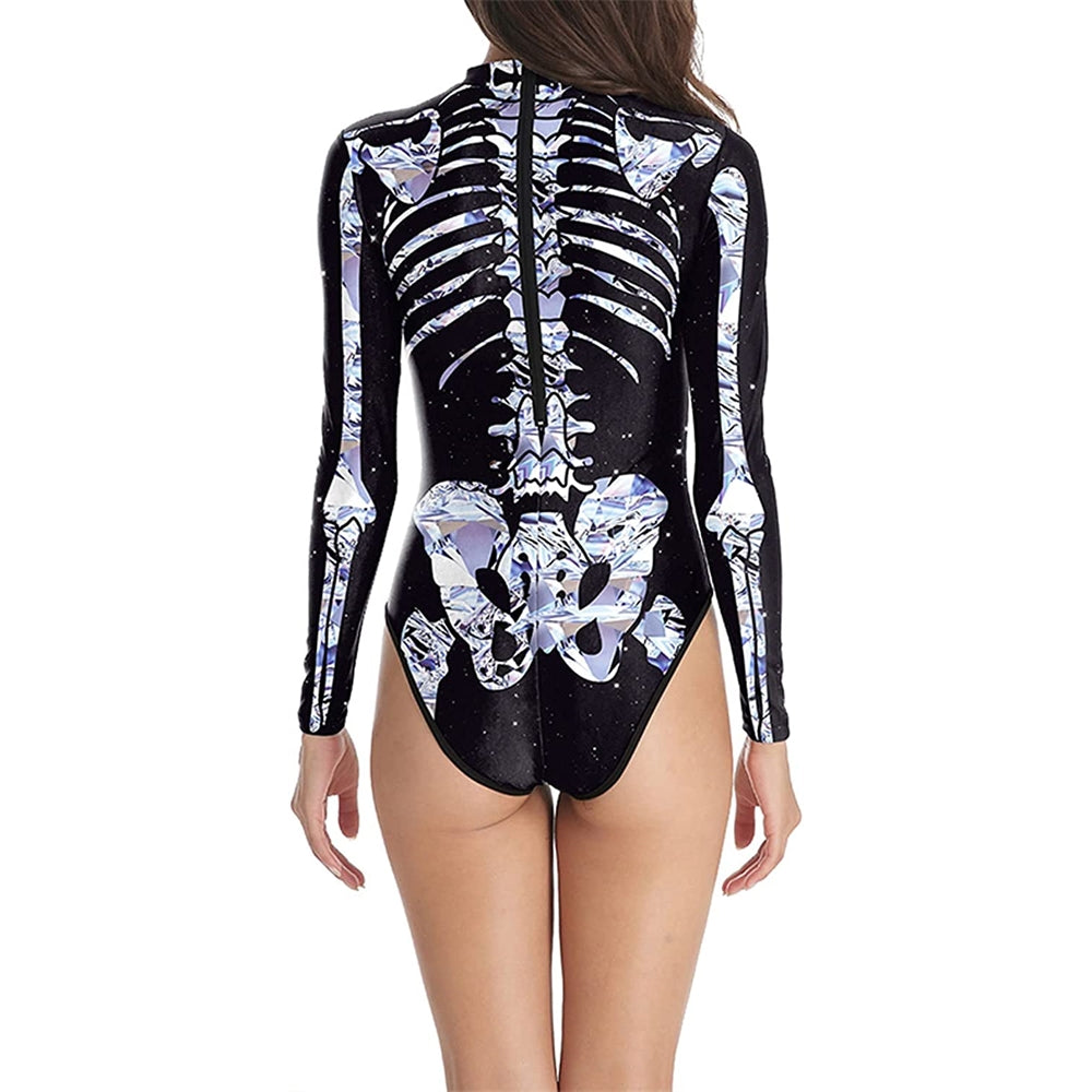 Disfraces de esqueleto talla L negro