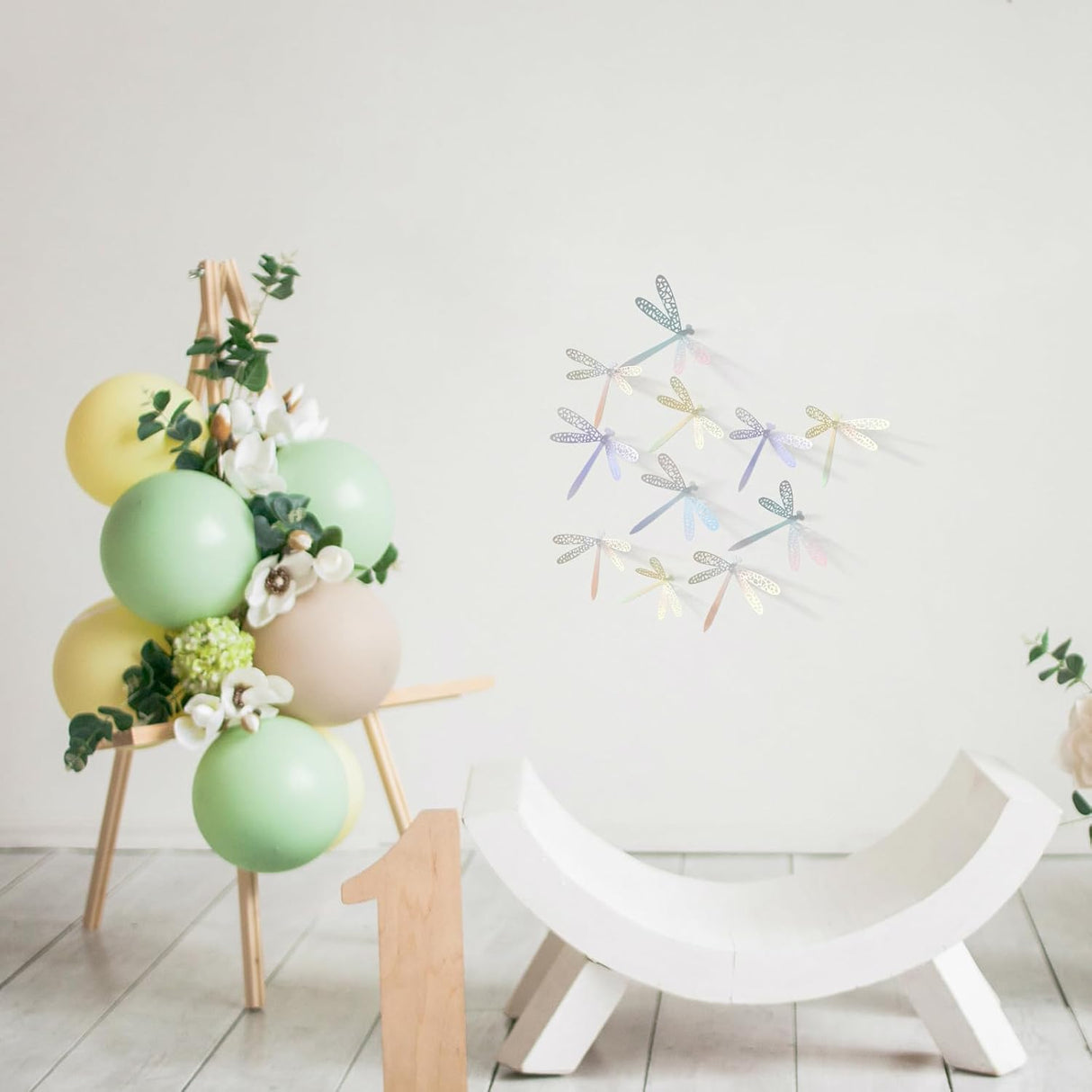 Decoración de Pared Libélula 3D - 60 Piezas - Arte Infantil