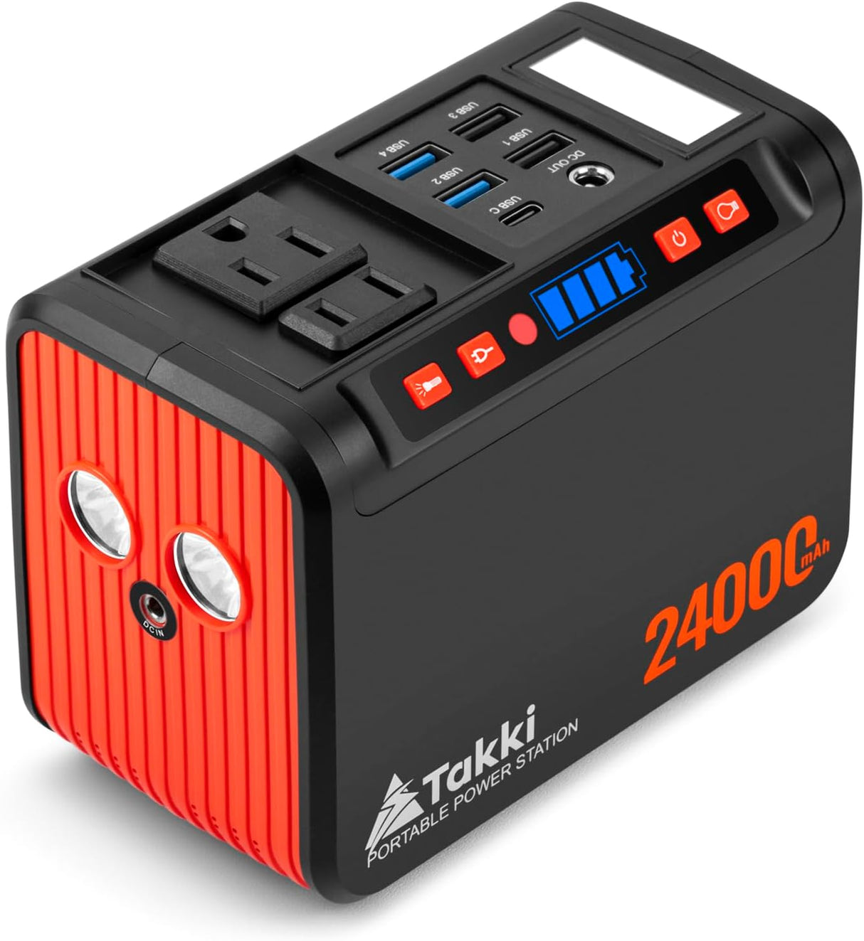 Takki Portable Power Station 88Wh, Solar Generator Power Bank