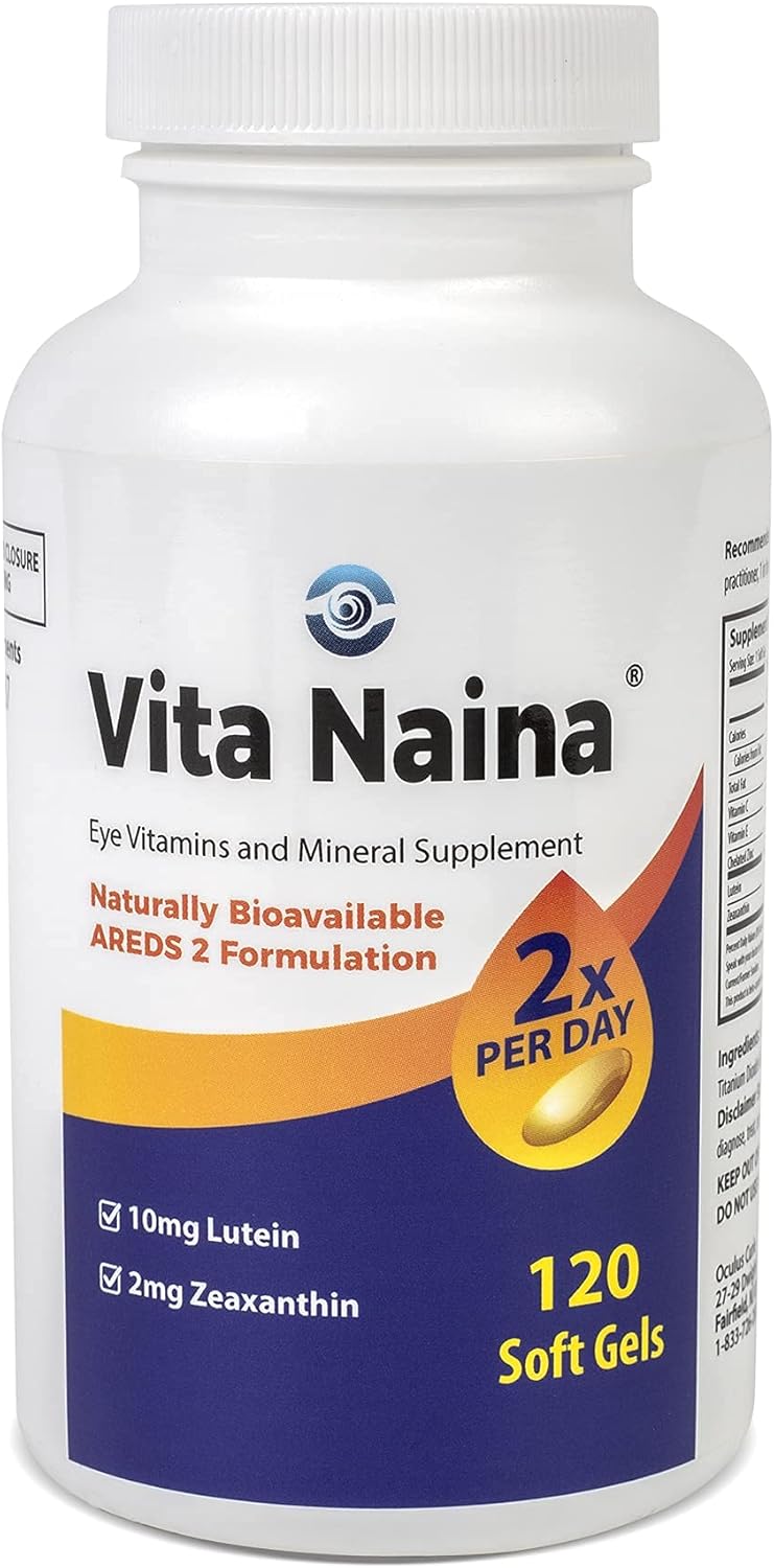 Suplemento Vitaminas para los ojos AREDS2 zeaxantina 2 mg