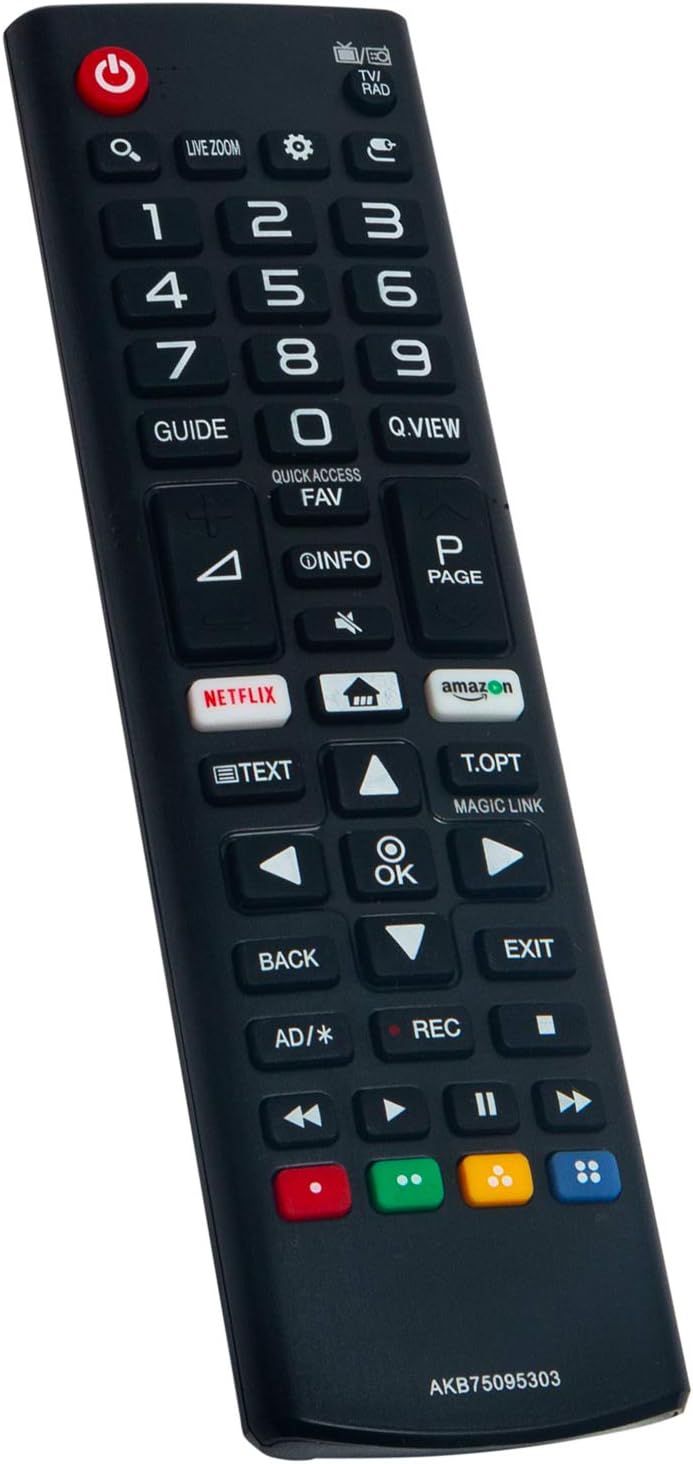 Control remoto AKB75095303 LG Smart TV con Netflix y Amazon