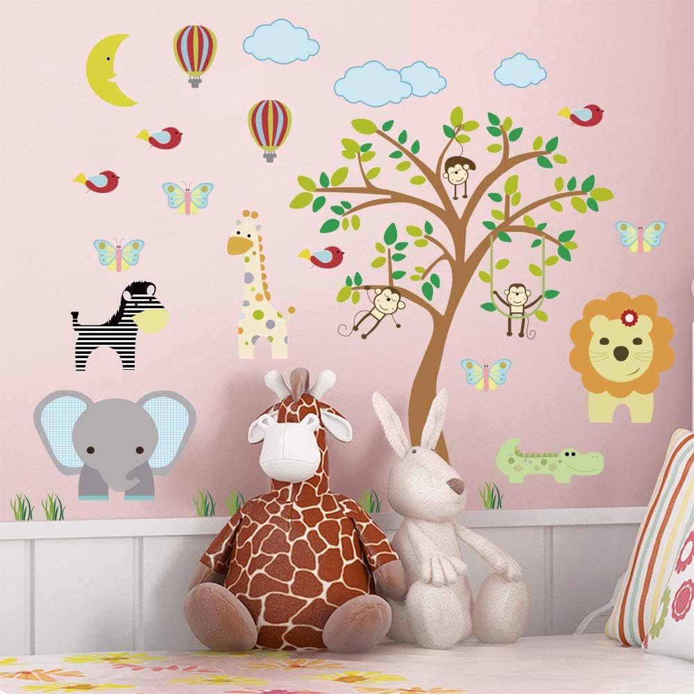 Pegatinas de Pared Animales Jungle - Supzone, Decoración