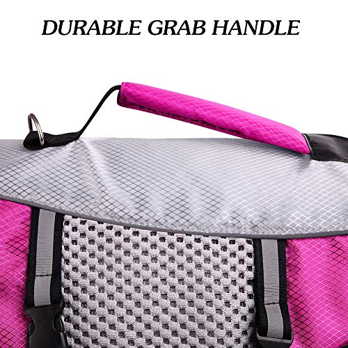 Chaleco salvavidas para perro ligero y altamente reflectante