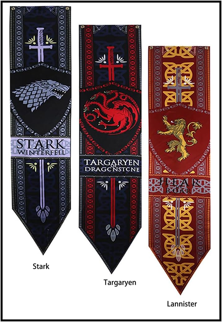 Bandera Juego de Tronos Lannister 167X33CM