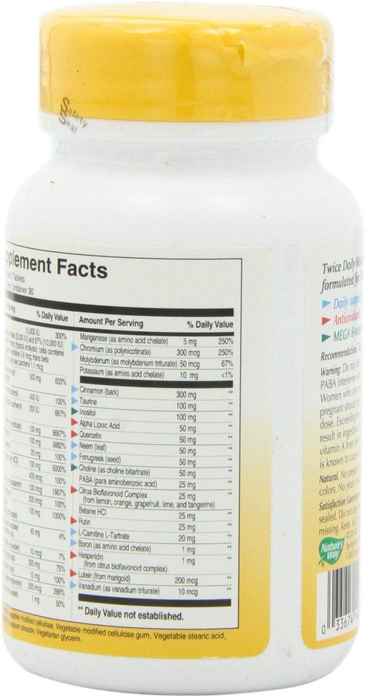 Suplemento Nature Way Completia Diabetic Multivitamin 60 Tab