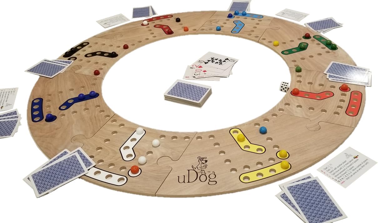 Juego de Mesa uDog | Divertido y Duradero | Para 2-12 Jugadores