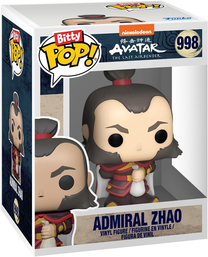 Figuras Mini Funko Bitty Pop! Avatar: Iroh, Zhao, Ozai y Chase