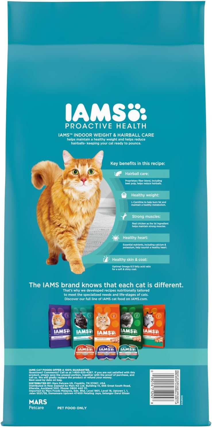 IAMS Proactive Health Alimento Seco Gato Indoor Control Peso 7 lb