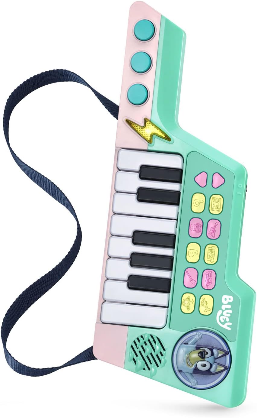 Teclado VTech Bluey, juguete musical para niños, modelo Keytar