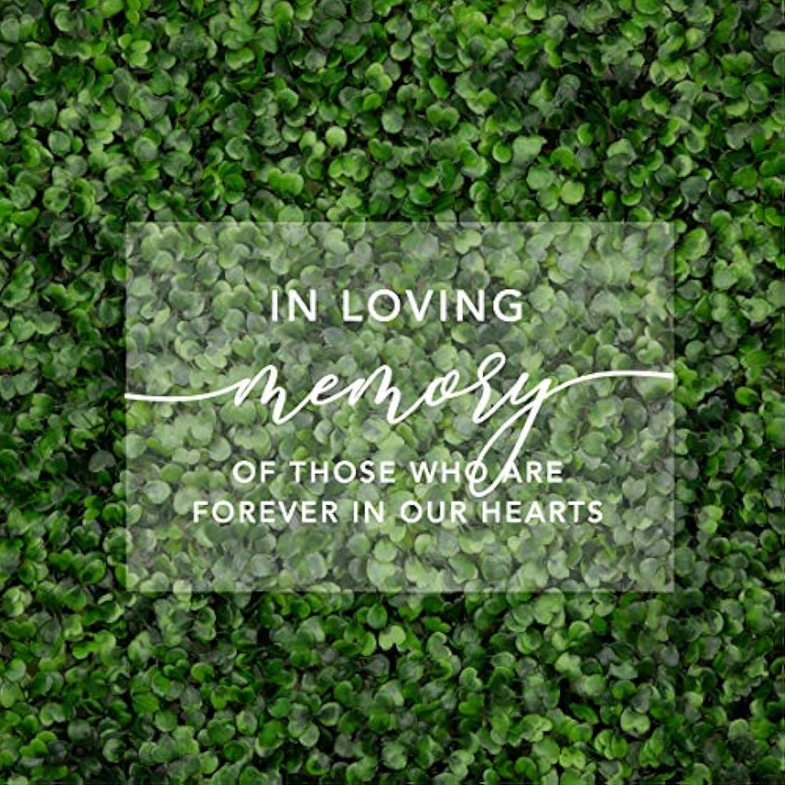 Press con guión en memoria amorosa en honor