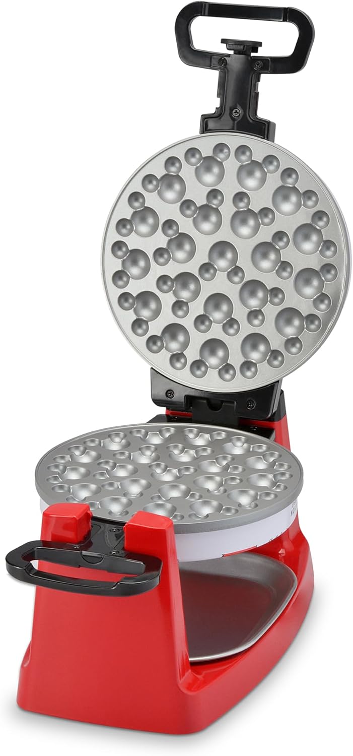 Máquina de Waffles Burbuja Mickey Mouse de Disney, Flip-Over