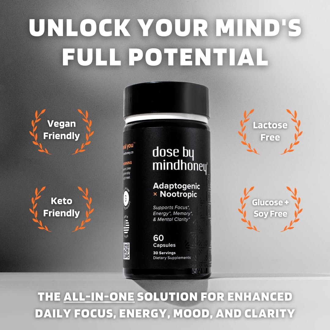 Suplemento Nootrópico Premium | Enfoque, Ánimo, Energía y Memoria