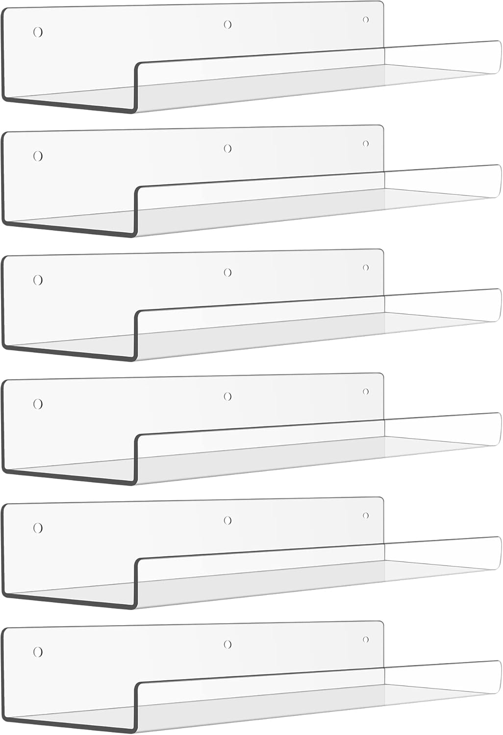 Estanterías Flotantes UpSimples, 6 Pack, 15 para Almacenaje