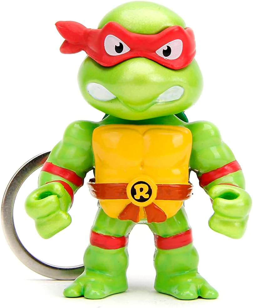 JadaToys Figuras Coleccionables TMNT 2.5 4-Pack con llavero
