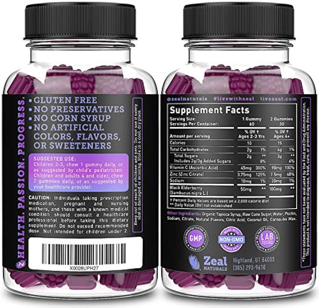 Gomitas de frambuesa con aceite de coco Zeal Naturals