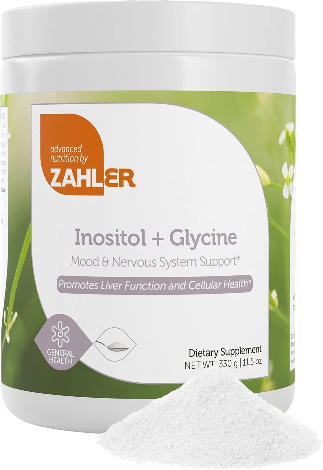 Suplemento en polvo de inositol y glicina equilibrio hormona