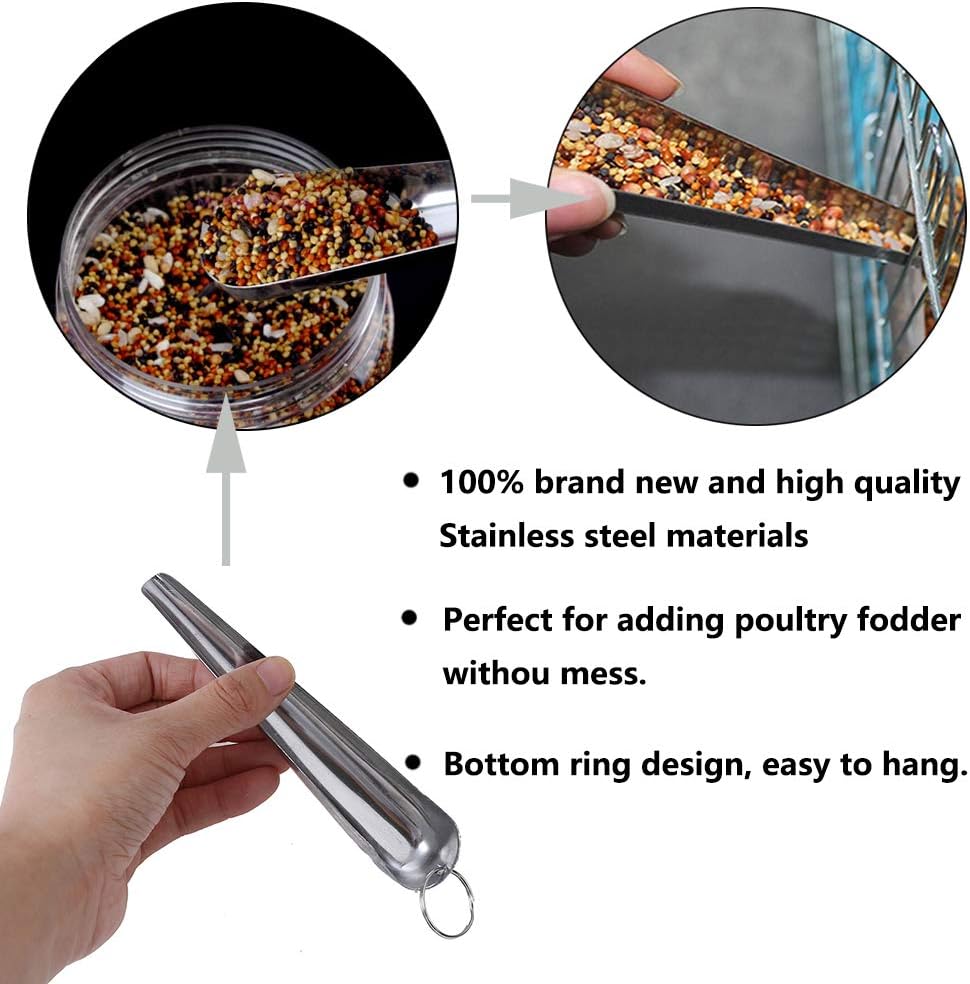 Cuencos de alimentación para loros soporte para tazas