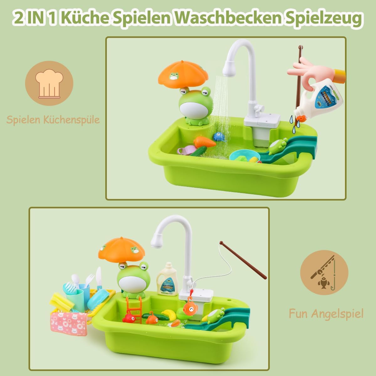 Juguete de Cocina con Agua, Marca No Especificada, Flotante