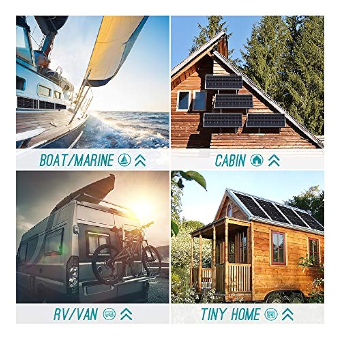 Panel solar monocristalino