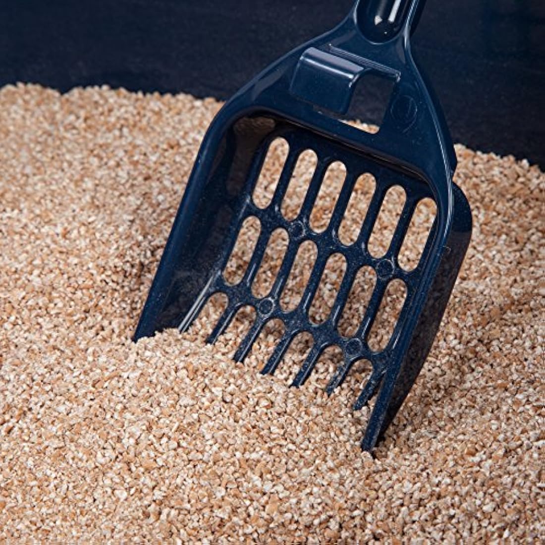 Caja de arena con techo dividido