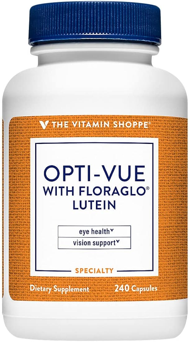 The Vitamin Shoppe Opti-Vue con Luteína Floraglo (240 Cápsulas)