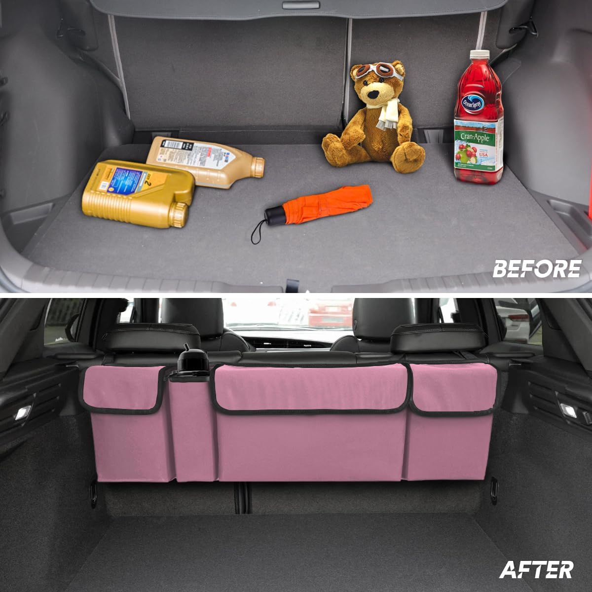 Organizador de Maletero BELOMI, Impermeable, Plegable, 4 Bolsillos