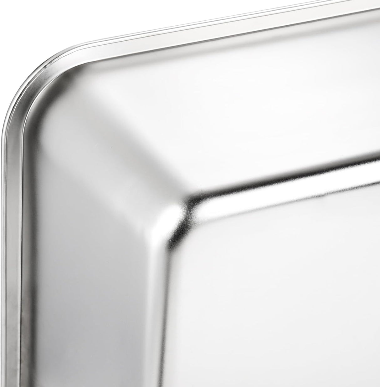 Paquete de 2 cajas de arena de acero inoxidable para gatos