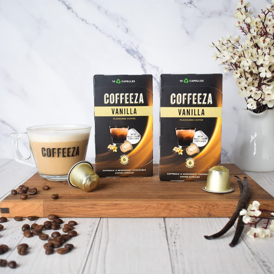 Cápsulas de café Coffeeza, pack variedad 30 pods sabores