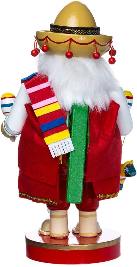 Adorno de mesa Nutcracker Mexicano - Kurt Adler, Colección Chubby
