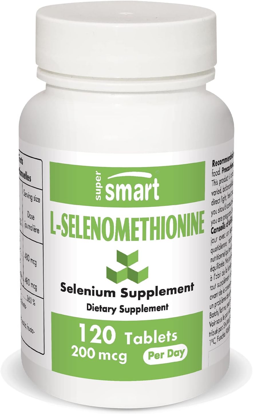 Suplemento selenio L-Selenometionina 200mcg por día