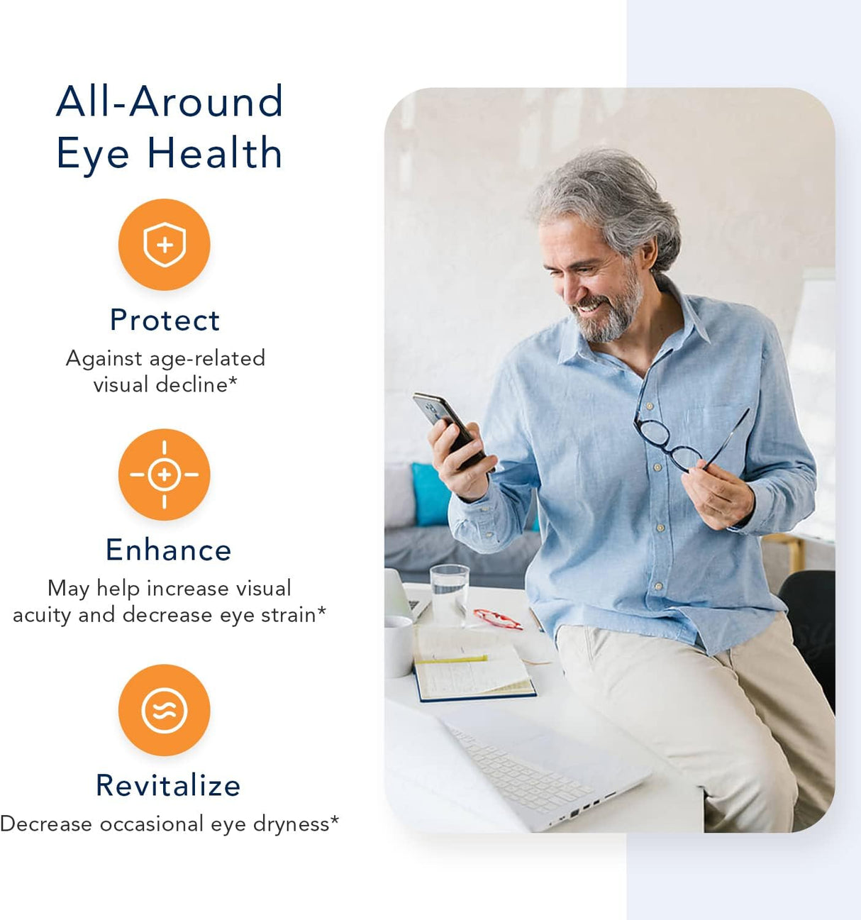 Suplemento OS2 vitaminas oculares con AREDS2 90 unidades