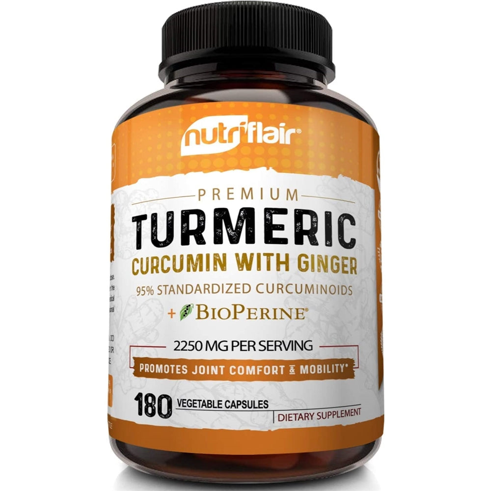 Suplementos Alimenticios Curcumina de cúrcuma con jengibre