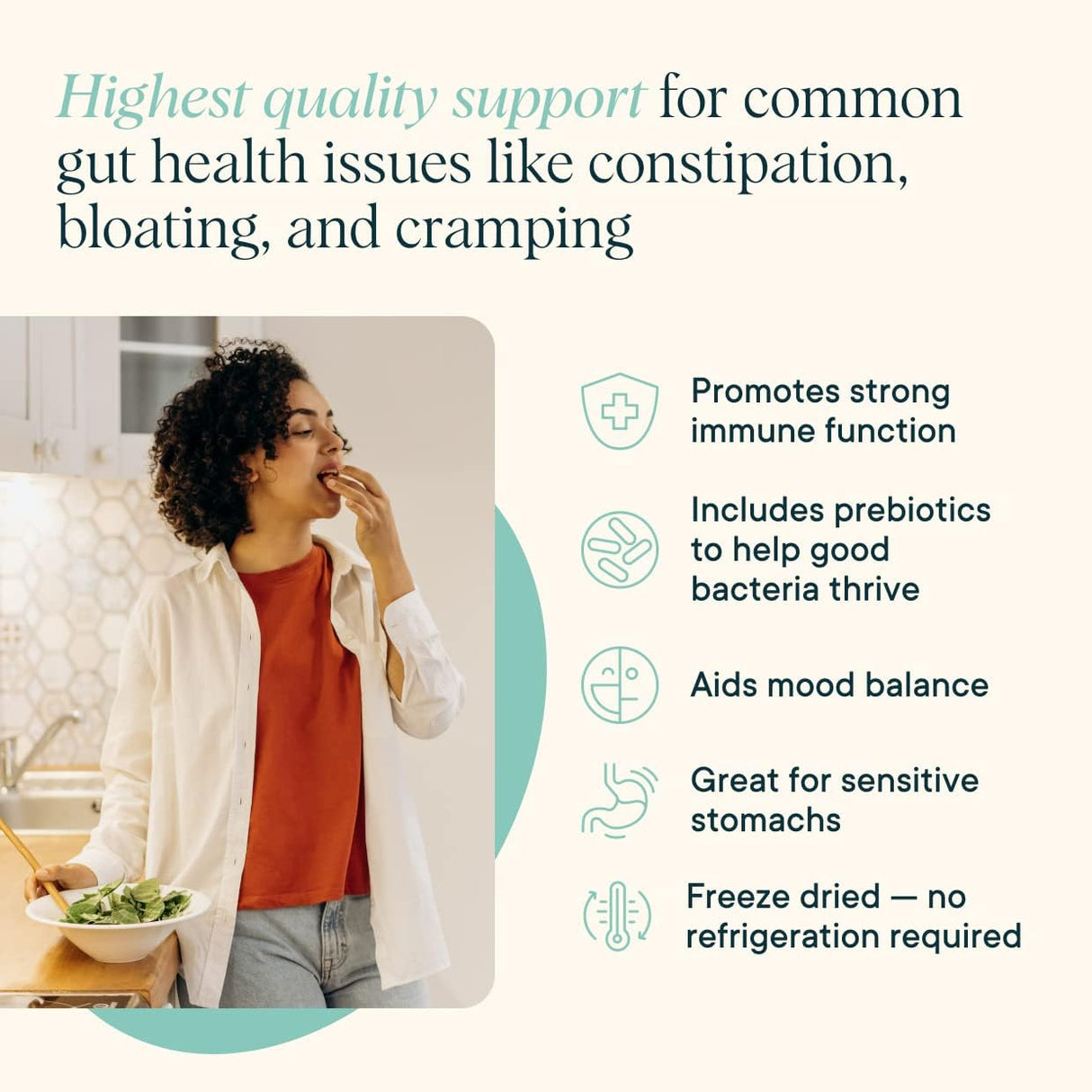 Suplementos Alimenticios Probióticos Sin lácteos