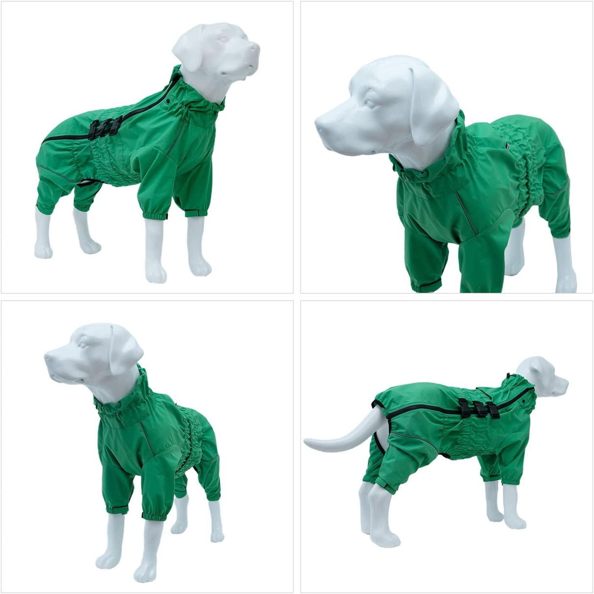 Chaqueta impermeable para perros, ligera, reflectante, XXL