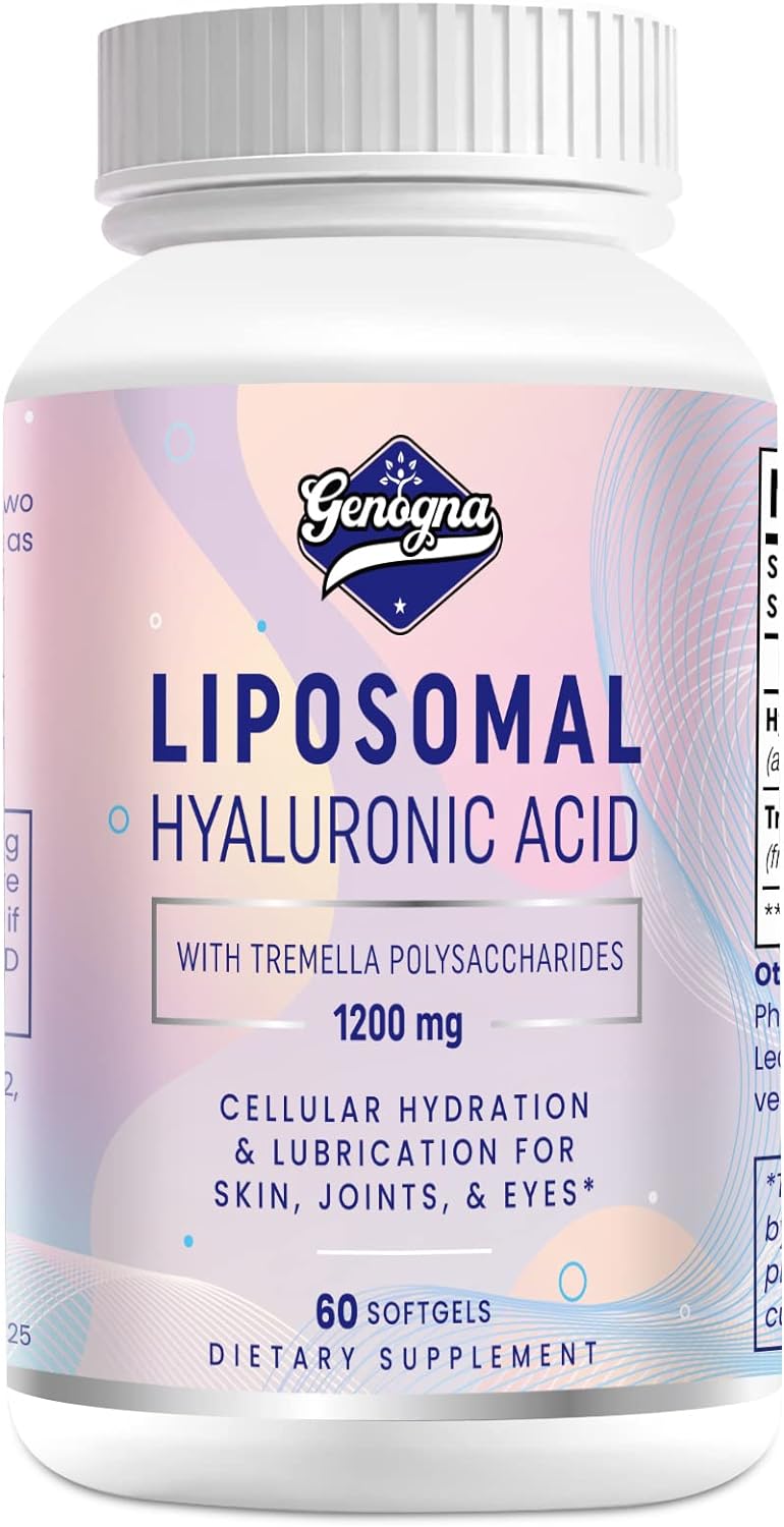 Suplementos de ácido hialurónico liposomal de 1000 mg