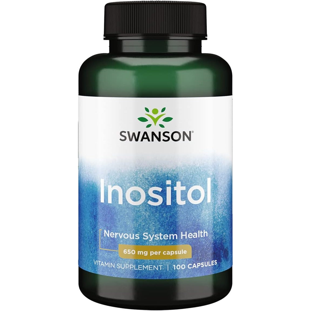 Suplementos Swanson Inositol 650 miligramos 100 Cápsulas