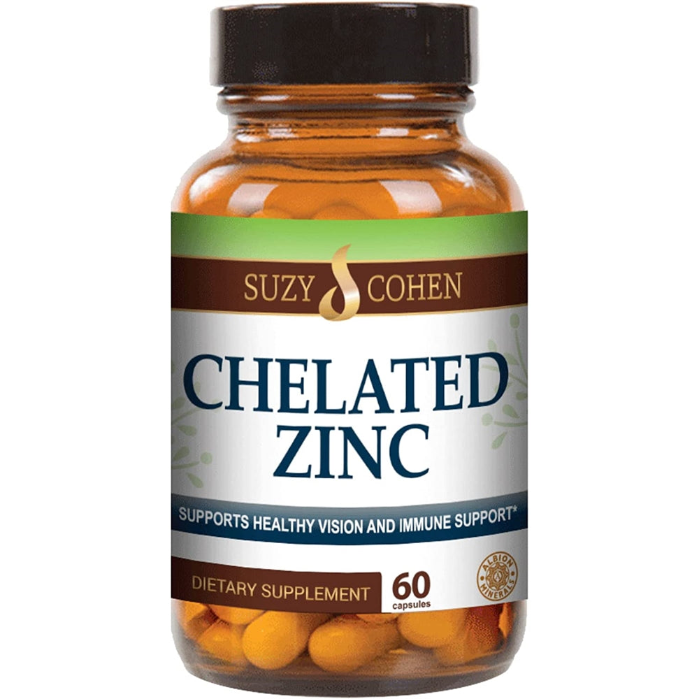 Suplemento de zinc quelatado 60 cápsulas para el estómago