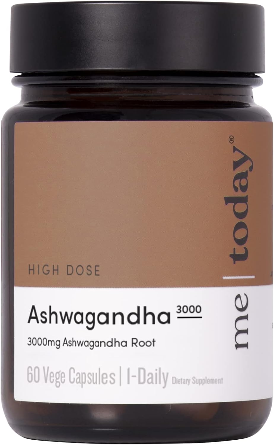 Ashwagandha 3000, Adaptógeno, Alivio Estrés, 60 Cápsulas