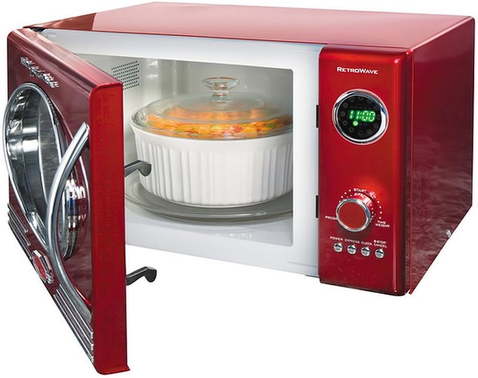 Microondas Retro, Nostálgico, 19x14x11, Modelo XYZ123
