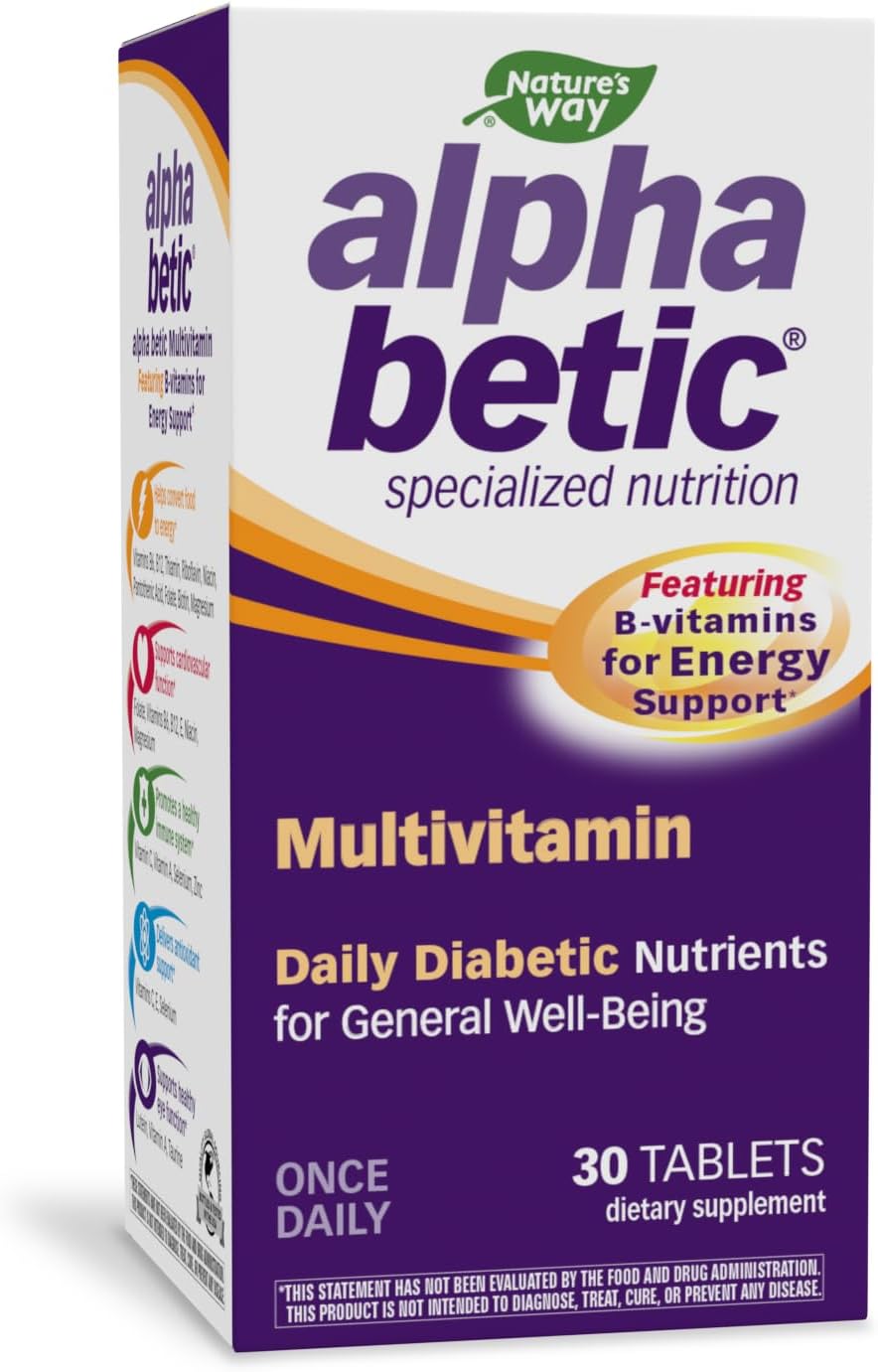 Multivitamínico diabético para apoyo nutricional diario
