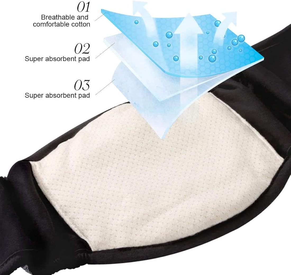 Mkono Pañales lavables para perros machos para perros pequeños y medianos (paquete de 3)