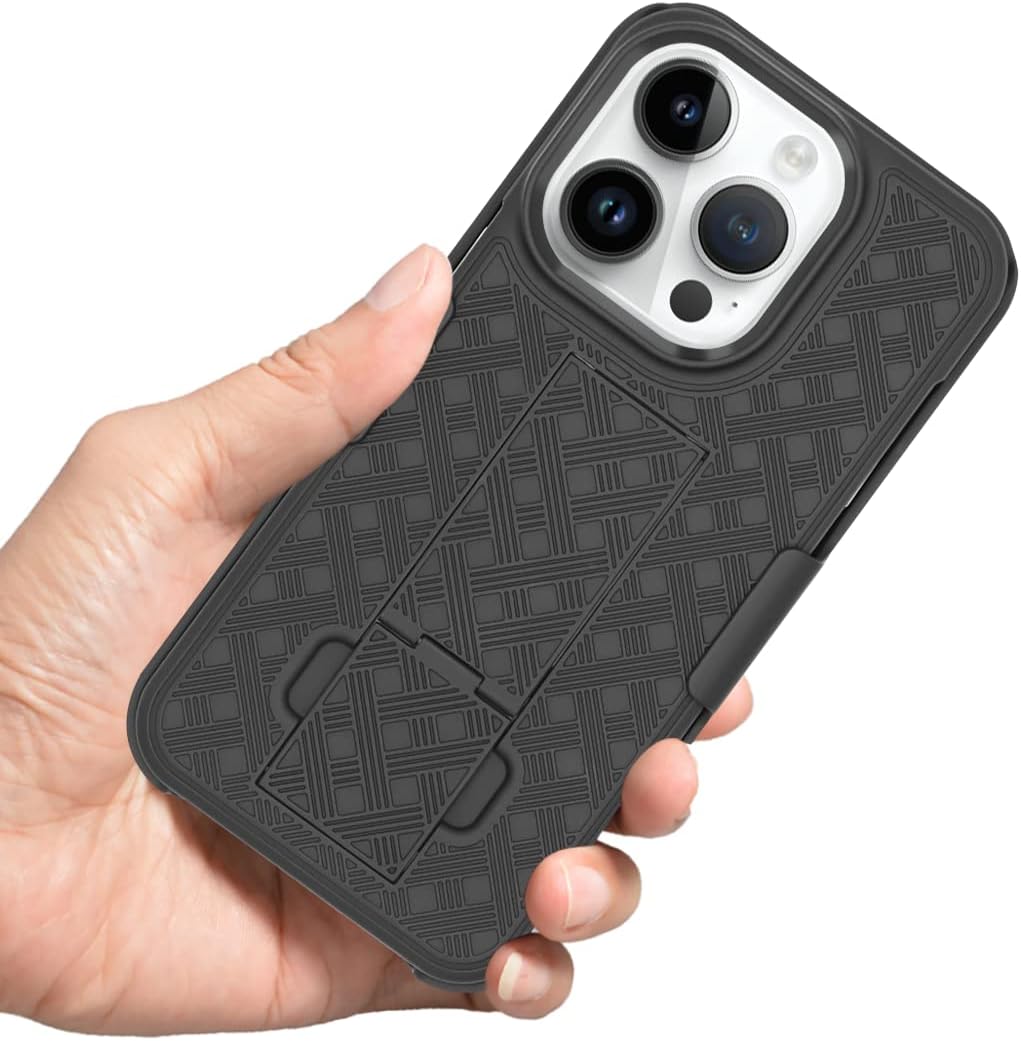 Funda compatible con celular 14 Pro Max 5G color negro