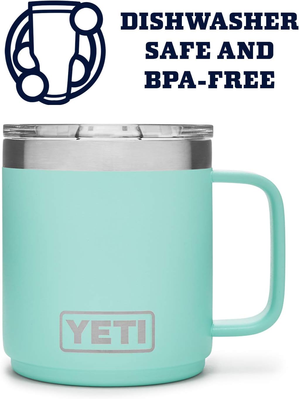Taza apilable YETI de 10 oz, acero inoxidable, aislamiento al vacío