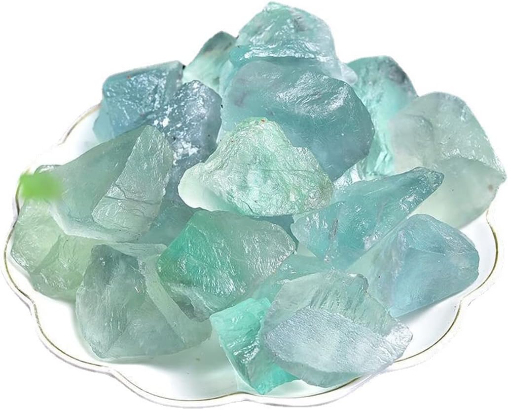 Cristales de Fluorita Crudos, Sanación y Decoración