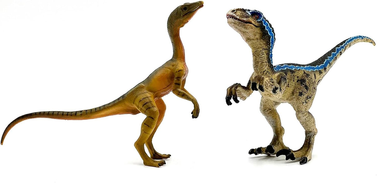 Juguetes de dinosaurios Gemini&Genius, figuras realistas, 2 pcs