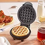 La minimáquina para hacer wafles individuales, paninis
