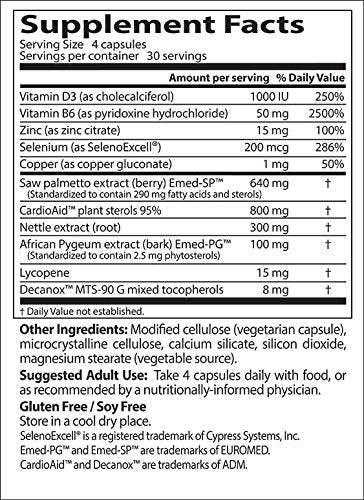 Fórmula integral para la próstata