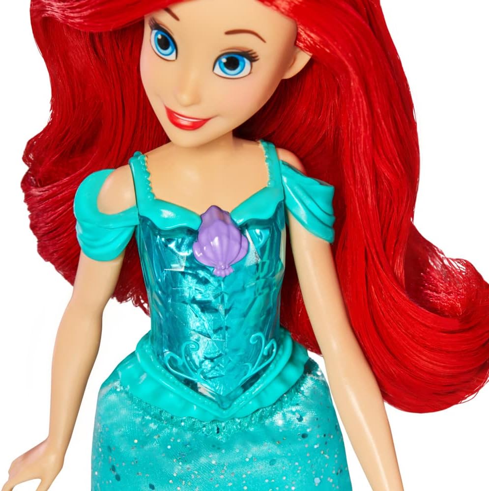 Muñeca Ariel Royal Shimmer, Disney, con accesorios y falda